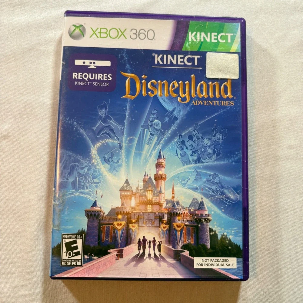 Microsoft Kinect Disneyland Adventures Xbox‎ 360 Game Kids Family Motion Play
